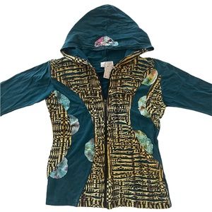 NWT Distressed Tie Dye Hoodie